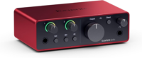 Scarlett Solo 4Th Gen USB Audio Interface, for the Guitarist, Vocalist, or Producer — High-Fidelity, Studio Quality Recording, and All the Software You Need to Record | 1 XLR Mic Preamp, 1 Hi-Z Instrument Input, 24-Bit/192Khz, 120Db Dynamic Range, Air Modes, Pc/Mac/Ipad Compatible