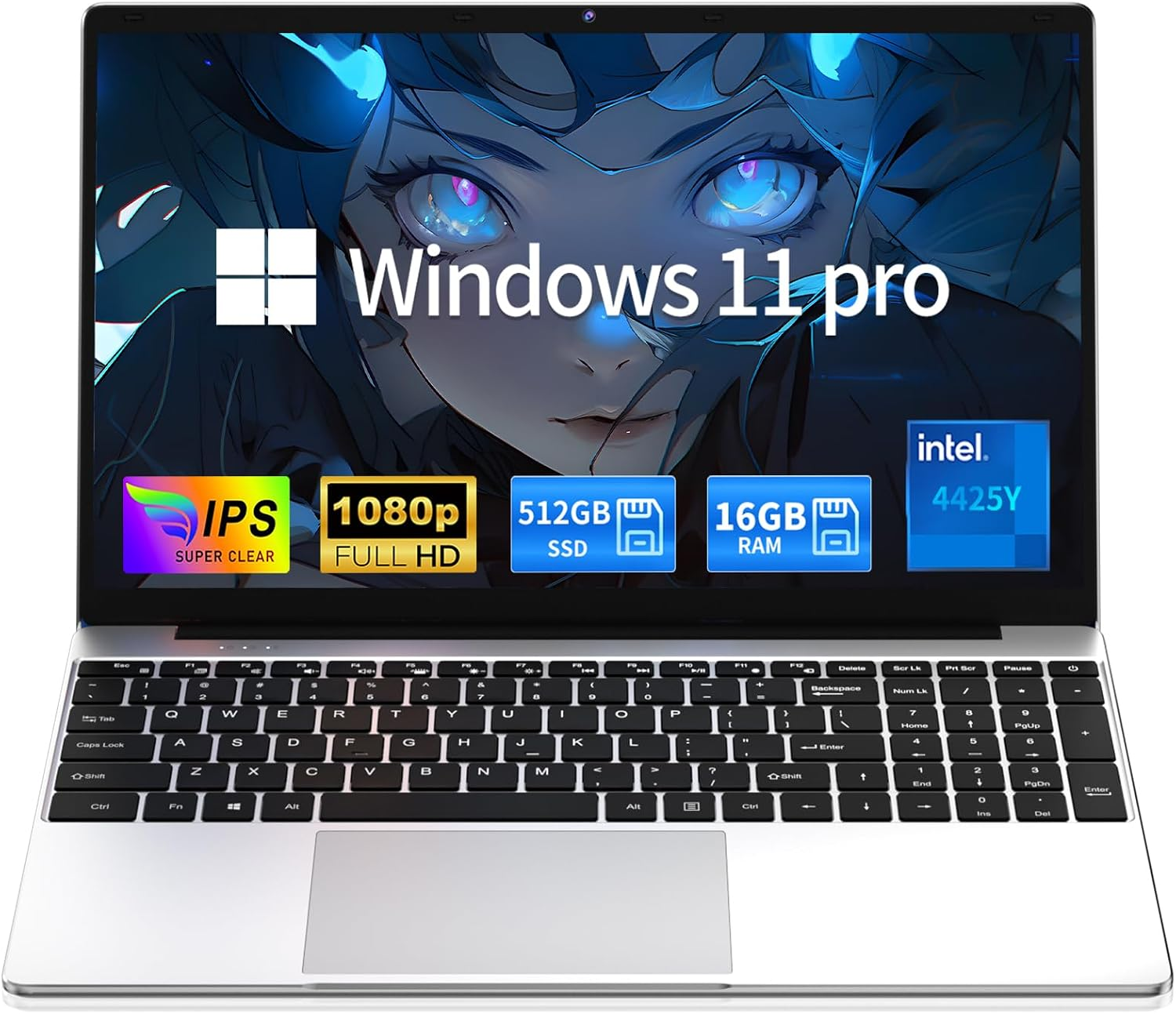 2026 Laptop Computer Window 11 Pro, 15.6 Inch Lap Top, 16GB RAM 512GB SSD Trational PC Notebook, Office 365, Business, School, Work, Student, Kids