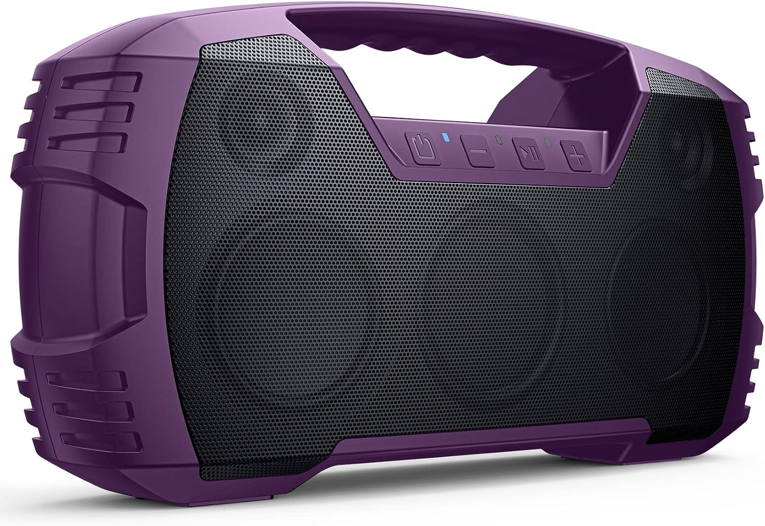 Outdoor Bluetooth Speaker, IPX7 Waterproof, 90W Peak, 32H, Purple | Floating Design, Deep Bass, TWS Stereo, Portable Handle, Rugged Build for Pool Days, Beach Trips, Kayaking, and Hiking