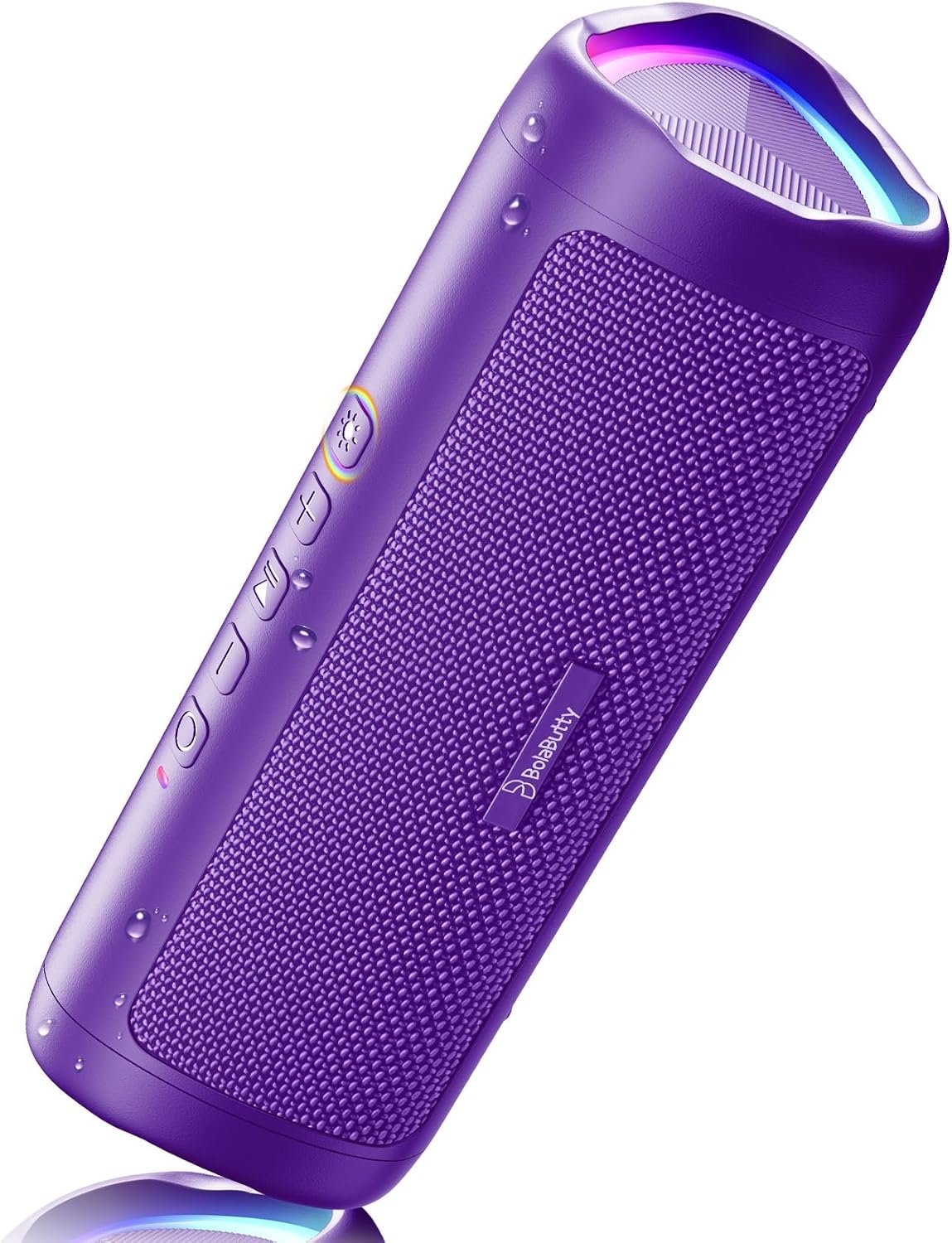 Bluetooth Speaker, 20W HD Sound, Portable Wireless, IPX5 Waterproof, up to 24H Playtime, TWS Pairing, for Home/Party/Outdoor/Camping/Beach Essentials, Electronic Gadgets, Birthday Gift (Purple)