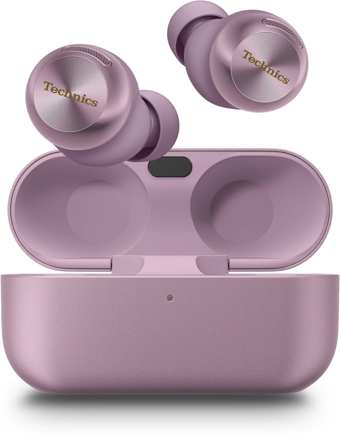 Technics Reference Class Hifi Wireless Earbuds,Dolby Atmos with Head Tracking,Adaptive Noise Cancelling,3 Device Multipoint, 10-Hr Battery,Wireless Charging Improved Fit -EAH-AZ100-V (Moonlight Lilac)