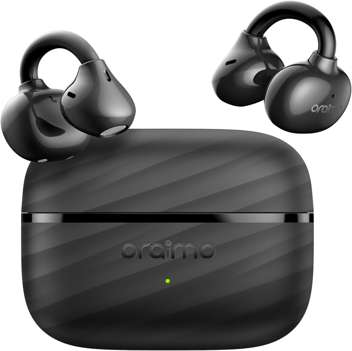 AI Translation Earbuds Smart Adaptive Volume 360° Spatial Audio ENC | 35H Playtime Bluetooth 6.0 AI ENC for Clear Calls Dual Device Connection for Google Fast Pair App Support Open-Ear Comfort