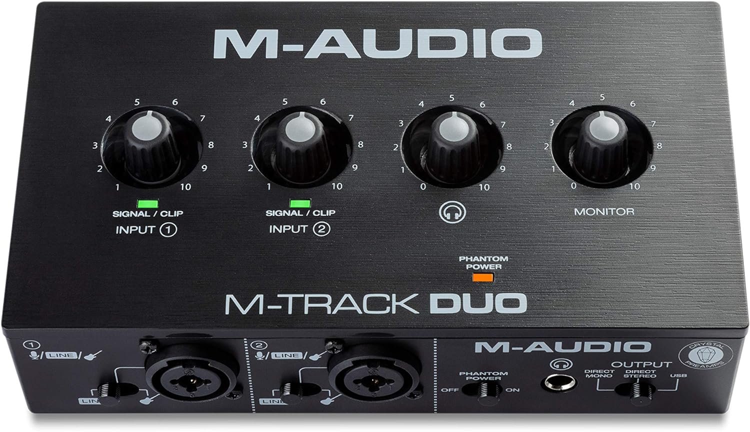 M-Track Duo USB Audio Interface | Dual XLR, Line and DI Inputs, Professional Software Suite for Recording, Streaming, and Podcasting