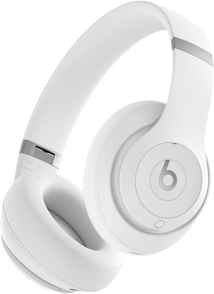 Studio Pro Premium Wireless Over-Ear Headphones- up to 40-Hour Battery Life, Active Noise Cancelling, Great for Travel & Commuting, USB-C Lossless Audio, Apple & Android Compatible - Matte White
