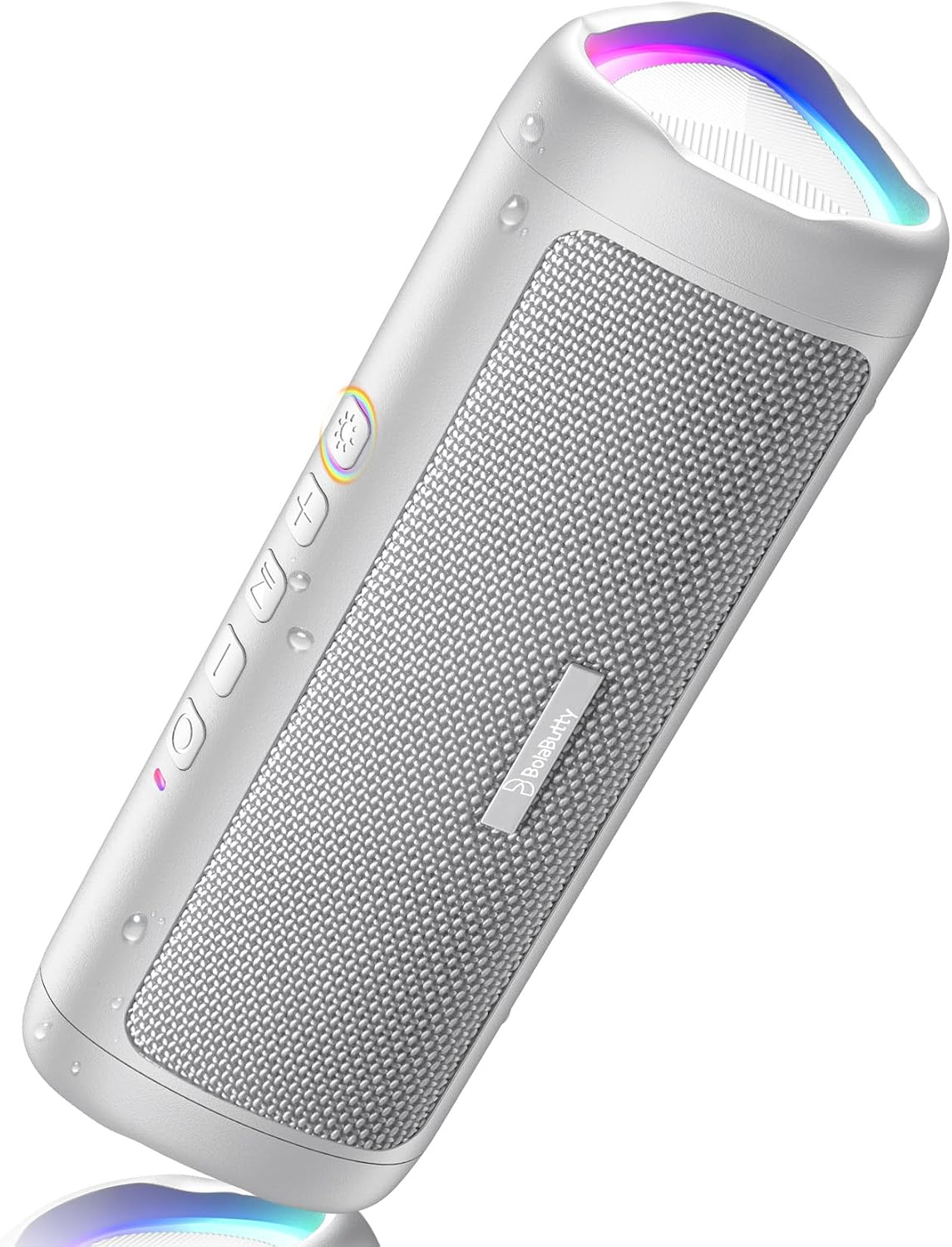 Bluetooth Speaker, 20W HD Sound, Portable Wireless, IPX5 Waterproof, up to 24H Playtime, TWS Pairing, for Home/Party/Outdoor/Camping/Beach Essentials, Electronic Gadgets, Birthday Gift (Grey)